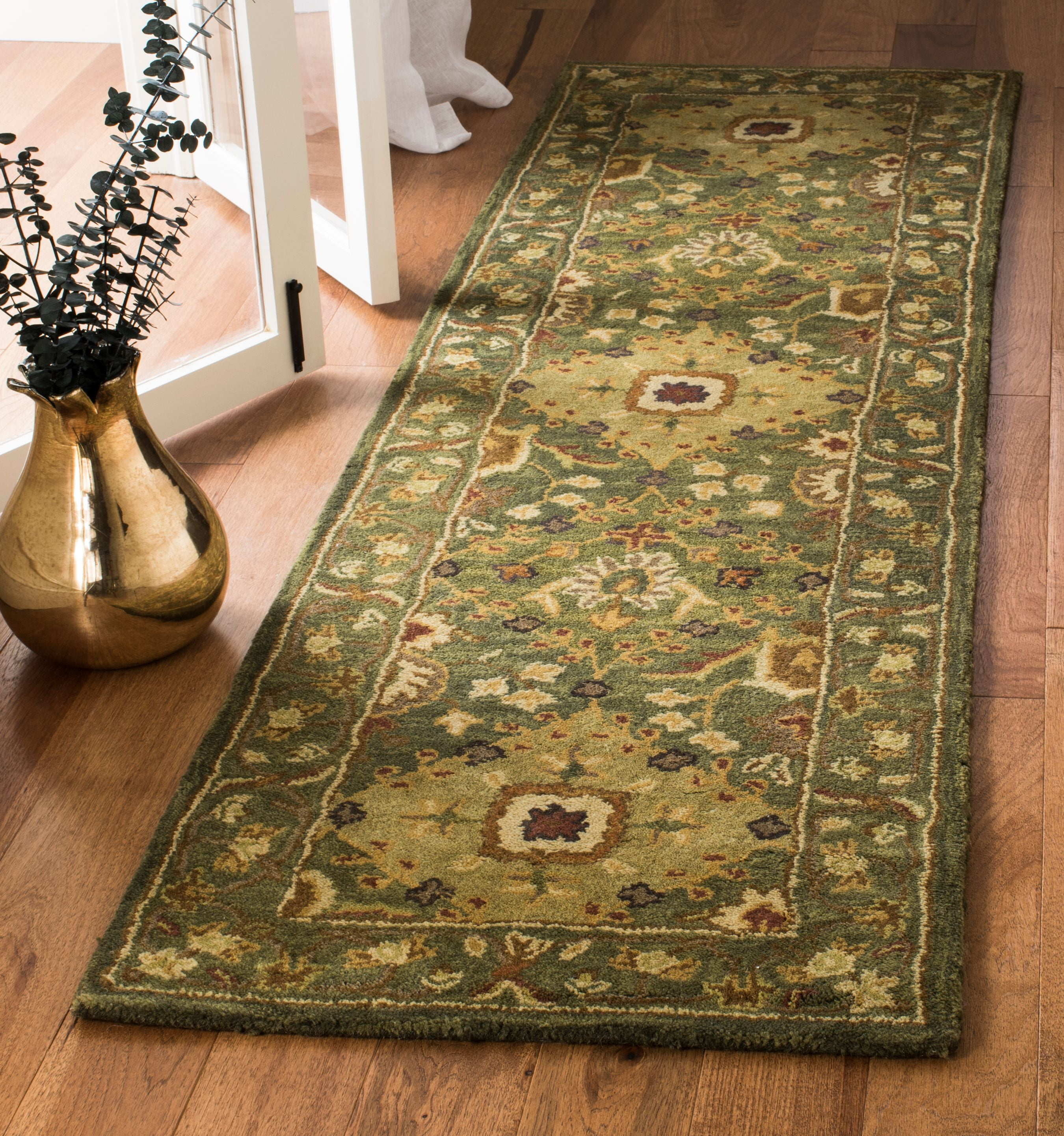 Wine Safavieh Antiquity Collection AT57B Handmade Traditional Oriental Premium Wool Runner 2'3 x 12' Wine Safavieh Antiquity Collection AT57B Handmade Traditional Oriental Premium Wool Runner 2'3 x 12'