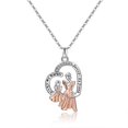 thumbnail image 1 of Collar de plata de ley 925 KAIYANG para madre e hija, 1 of 5