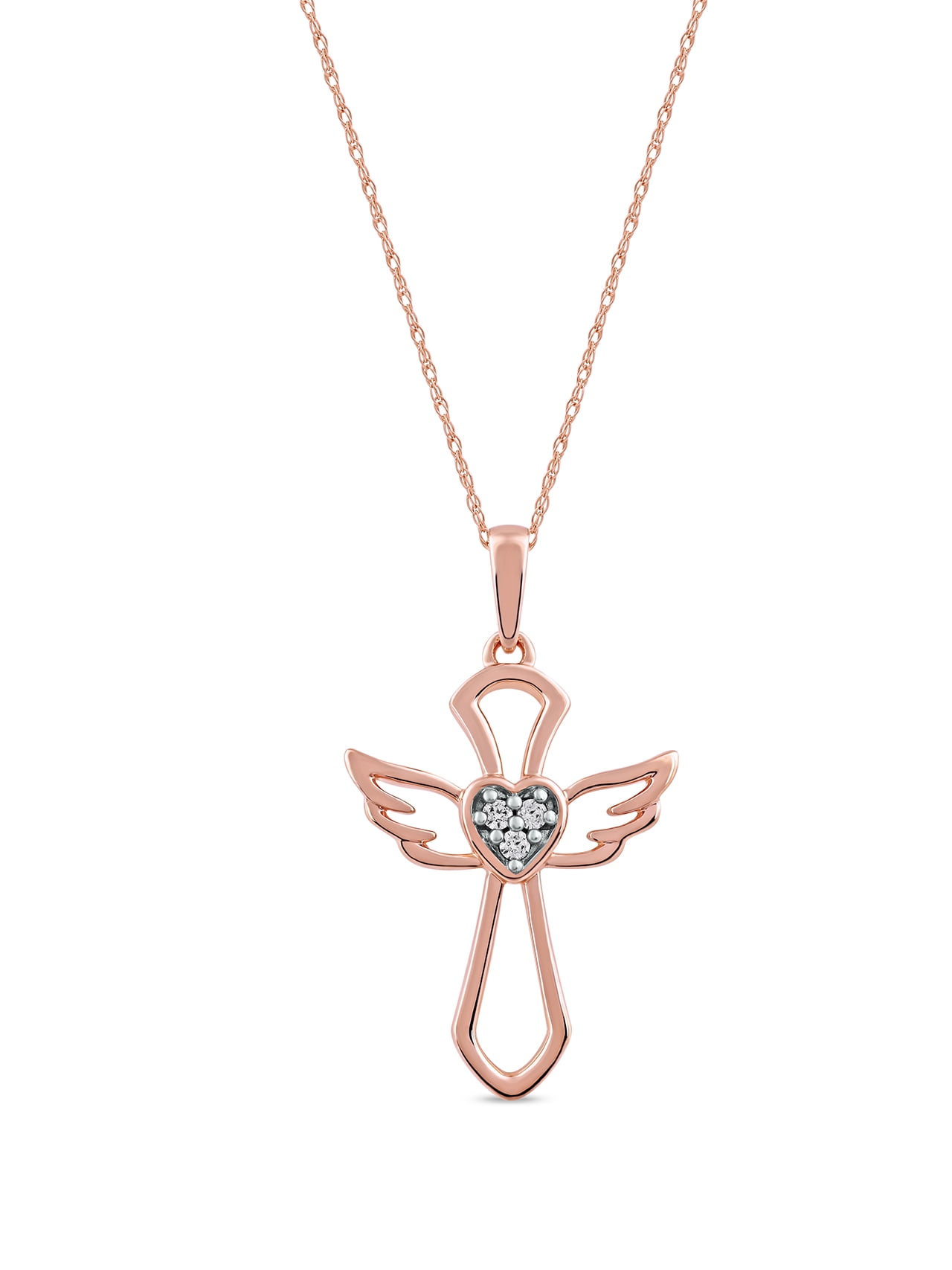 1/20 Carat T.W. Diamond 10kt Rose Gold 