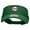 Forest, variant on No War Embroidered Brushed Sports Visor - White OSFM