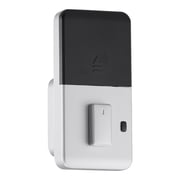 KFFKFF Fingerprint Door Lock Set, Electronic Biometric Deadbolt with Handle, Ergonomic Grip Design, Keyless Entry, Auto Locking, Temporary Code, Privacy Protection Password, Ideal for Home, Silver