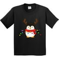thumbnail image 3 of Inktastic Penguin Xmas Youth T-Shirt, 3 of 5