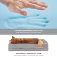 thumbnail image 5 of Cama ortopédica Codi para perros grandes con espuma viscoelástica impermeable y funda extraíble color gris, 5 of 5