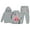j94-Grey, variant on LIIPEE Autumn Winter Outfit Sets For Girls Bow Graphic Long Sleeve Pullover Hoodies And Sweatpants 2 Piece Set Kids Casual Comfortable Cute Outfits,8-9 Years