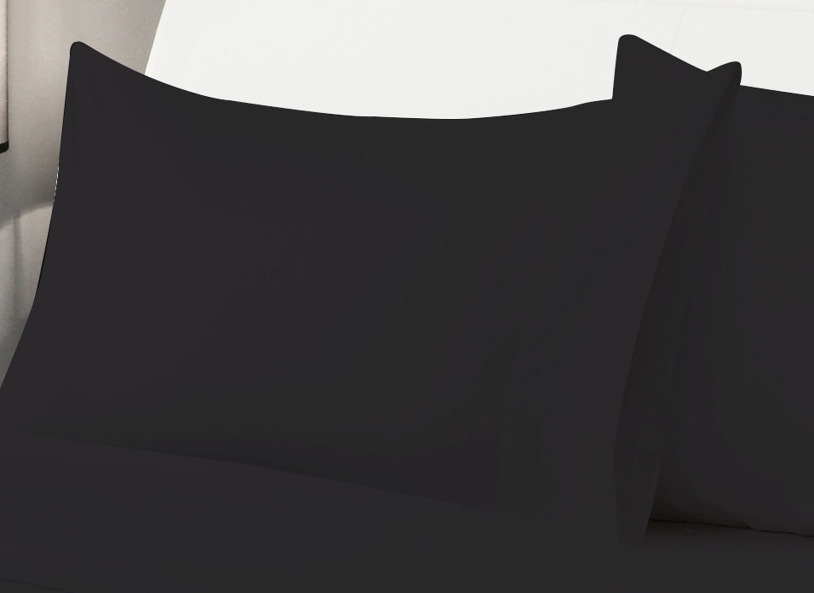Black Solid Sheet SetKingBlack