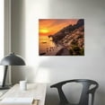 thumbnail image 3 of MLJA Canvas Print Pictures Wall Art Painting The Famous Village of on The Italian Coast Framed &amp; Stretched Posters Home Decor Artworks, 3 of 4