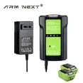 thumbnail image 2 of For GreenWorks 40V Lithium-ion Battery Charger Adapter Portable Power Supply With USB 3W Work Light For GLB 29472/29482/29462, 2 of 15
