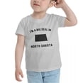 thumbnail image 3 of I'm A Big Deal in North Dakota Cute Toddler T Shirts for Boys Girls (Gray, 5/6T), 3 of 5