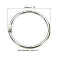 thumbnail image 2 of Unique Bargains Metal Binder Rings, Silver Tone, 20 Count, 20 Pack, 2 of 5