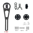 thumbnail image 3 of Bicycle Computer Holder Carbon Fiber Bracket Road Bike Stopwatch Speedometer Mount Holder For Garmin-Gopro Light Stand, 3 of 12