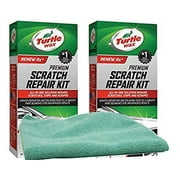 Turtle Wax Scratch Repair Kit Bundle with Microfiber Cloth (3 Items)