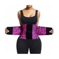 thumbnail image 1 of Cinturón de entrenamiento de cintura FeelinGirl Resilience Perspire Rose Leopard, 1 of 6