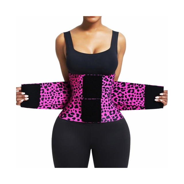 Cinturón de entrenamiento de cintura FeelinGirl Resilience Perspire Rose Leopard