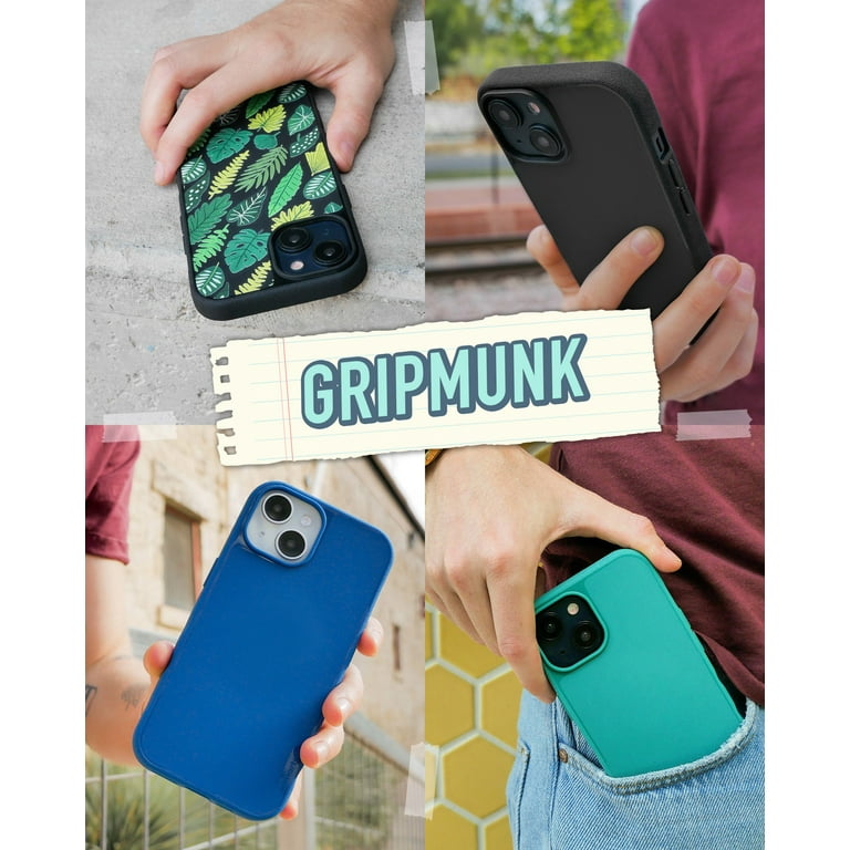Smartish iPhone 15 Plus Slim Case - Gripmunk - [Lightweight + Protective]  Thin Grip Cover with Drop Protection - Clearly Clear