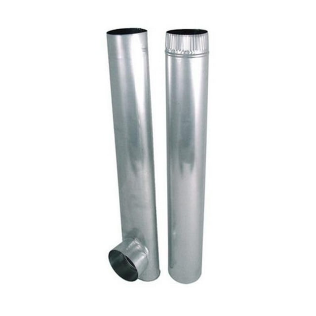 DAF3 4 in. Oval Skinny Duct Aluminum Dryer Vent Kit