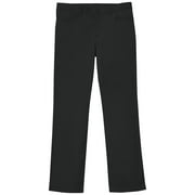 Classroom School Uniform Girls Adjustable Stretch Matchstick Leg Pant 51282, 12, Black