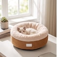 thumbnail image 5 of Pet Villa Cat Dog Bed Removable Cover Winter Warm Cozy Plush Nest for Cats Small Dogs Indoor Rest Sleeping Two Purpose Pet Supplies(S), 5 of 7