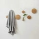 thumbnail image 2 of Wood Round Clothes Rack Wall Coat Hanger Mushroom Clothes Hook Wall Hanger Wooden Towel Hooks Pretty Home Decoration For home, 2 of 5