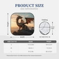 thumbnail image 2 of KLL Sky Sunset Bronze Dragon Windshield Sun Shade 2-Piece Foldable Car Front Window Sunshade for Most Sedans SUV Truck- Large, 2 of 5