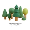 thumbnail image 2 of KAKOWELY 1 Set Wooden Tree Building Blocks Educational Toy Forest Stacking Blocks,5.51X"X2.76"X2.76", 2 of 4