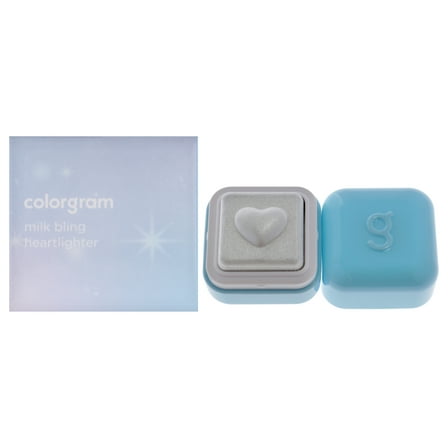 Colorgram Milk Bling Heartlighter - 06 Bubbles Blue , 0.06 oz Highlighter
