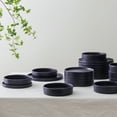 thumbnail image 2 of Stone Lain Cleo 32-Piece Dinnerware Set Stoneware, Dark Blue, 2 of 6