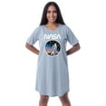 thumbnail image 5 of NASA Womens' Distressed Space Fashion Logo Nightgown Sleep Pajama Shirt, 5 of 5