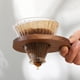 thumbnail image 3 of Soporte de madera para filtro de café, soporte para goteo, rejilla para goteo de café, herramienta manual reutilizable para cafetería. Establecer, 3 of 7