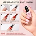 thumbnail image 6 of Nailshion Quick Air Dry Nail Polish Set, 16 Colors 10ML Nude Pink Peachy Nail Polish with Clear Base Top Coat and 35Pcs Remover Pads All Season Regular Nail Lacquer Gift for Women Girls, 6 of 9