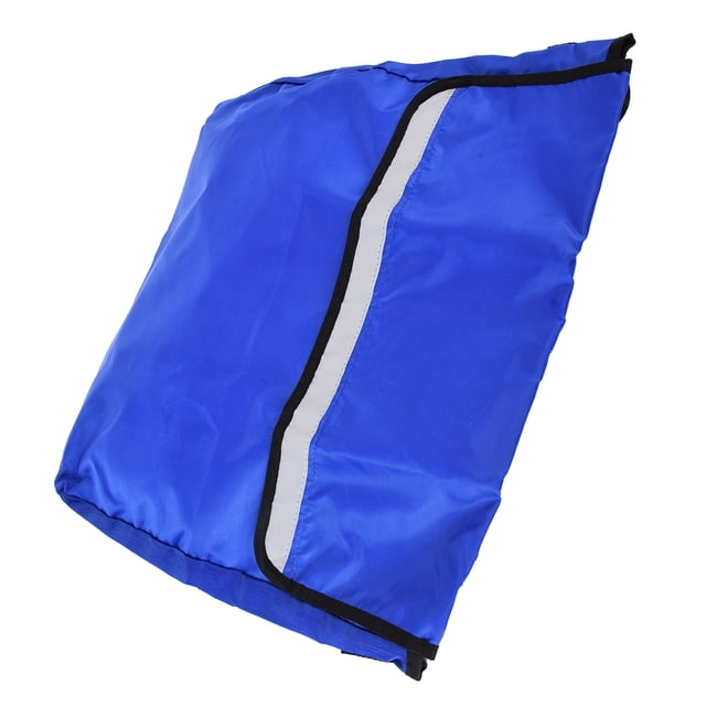 Sac de Rangement pour Fauteuil Roulant, Accroché à une Grande Capacité Oxford Tissu Réfléchissant Bande Sac Arrière de Fauteuil Roulant Facile Attaché pour les Marcheurs Scooters Noir, Bleu
