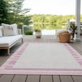 thumbnail image 6 of Addison Rugs Chantille Indoor/Outdoor Transitional Stripes Pink Washable Rectangle Rug, 10' x 14', 6 of 6
