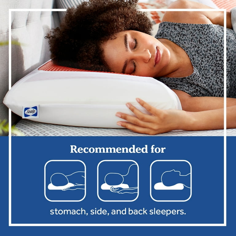 Serta gel memory foam sales side sleeper pillow walmart