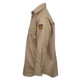 thumbnail image 6 of Flame Resistant Welding FR Shirt - 100% C - Light Weight - 7 oz (Small, Khaki), 6 of 6