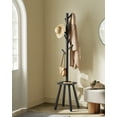 thumbnail image 7 of Free Standing Coat Rack with 8 Hooks and Storage Shelf - Multifunctional Hall Tree, 67.1 Inches Tall, for Entryway, Hallway, Bedroom, 7 of 7
