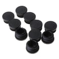 thumbnail image 2 of 10 piezas de patas de mesa para muebles, tapa de extremo de plástico negro para tubo de metal redondo, 2 of 5