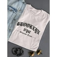thumbnail image 3 of Brooklyn Gothic Style Banner T-Shirt Women -Image by Shutterstock, Female XX-Large, 3 of 4