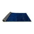 thumbnail image 2 of Ahgly Company Indoor Rectangle Abstract Turquoise Blue Modern Area Rugs, 8' x 10', 2 of 4