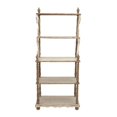 thumbnail image 4 of DecMode 75" x 32" White Wood Farmhouse Shelving Un, 4 of 5