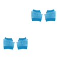 thumbnail image 2 of Minnieouse 1 par de disfraces de los años 80, accesorios clásicos para fiestas, sin dedos, conveniente ropa decorativa colorida para mujeres, lago azul 2piezas, 2 of 6