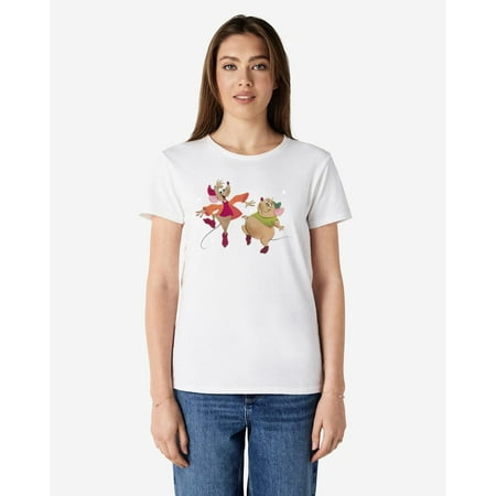 Cinderella Jaq And Gus Child Tote Bag Tee  for men & women  up to size 5XL.