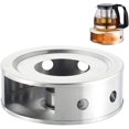 thumbnail image 1 of Chauffe-Théière en Acier Inoxydable avec Support pour Chauffe-Thé base de Thé, 1 of 7