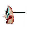 thumbnail image 4 of Máscara Payaso Asesino Terror Halloween Siniestro Sangriento Disfraz, 4 of 5