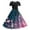 Hot Pink, variant on TJAZFJPA Ladies Sundresses Dresses for Women Fashion Short Sleeve Knee Length Retro A Line Flared Swing Formal Prom Party Vintage Dress Womens Sundresses Trendy 2025 Chinese New Year Dress