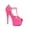 Fuschia, variant on 609-HAILEY,6" Peeptoe Sandal with T Strap
