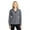 True Navy Heather-PK1, variant on L235 Ladies Heather Microfleece Full-Zip Jacket, Womens Fleece Jackets