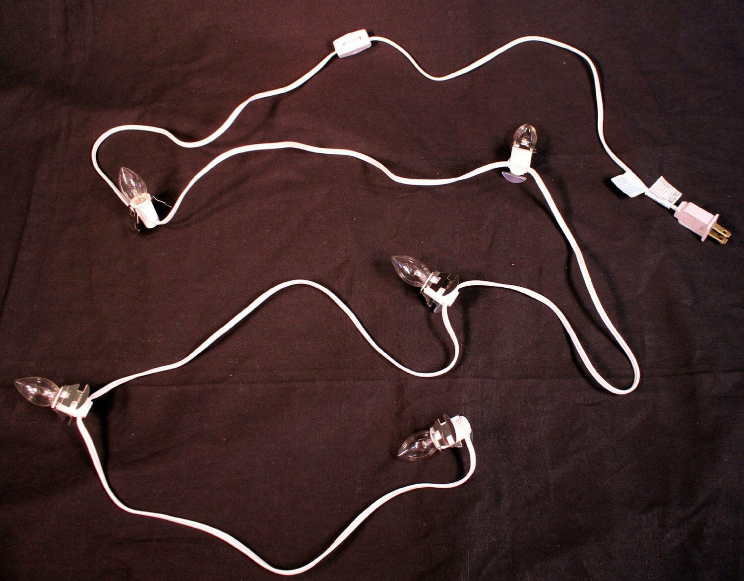 Darice Accessory Cord with 5 Lights White 9-Feet 2-Pack