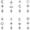 thumbnail image 3 of shiyou-Tattoo Tech, 2 Sheets Medium Semi Permanent Tattoo, Temporary Tattoos, Last 1-2 Weeks, Waterproof, Realistic Look, No Adhesive, No Reflection (Minimalist Lines), 3 of 4