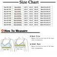 thumbnail image 4 of Gamivast Push Up Bras for Women Wireless Front Flower Bras Plus Size Front Close Bra Breathable Everyday Bra Beige36F Brasier Sin Aros Para Mujer, 4 of 8