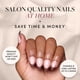 thumbnail image 2 of Pantalón corto semitransparente Glamnetic Chocolat Press On Nails, 2 of 6
