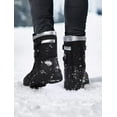 thumbnail image 3 of Men's Snow ,Men Insulated  Shoes,Warm  Line Bootie, Outdoor Boot for Winter_Black_US 7, 3 of 9